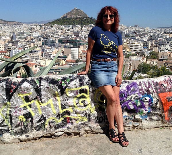 Denise in Athens