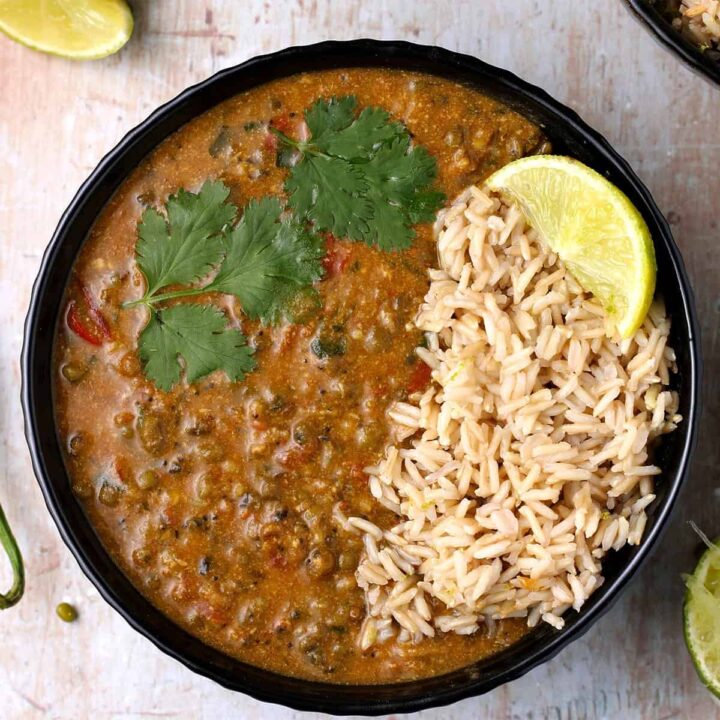 Mung Bean Curry Green Moong Bean Dal Vegan With Gusto