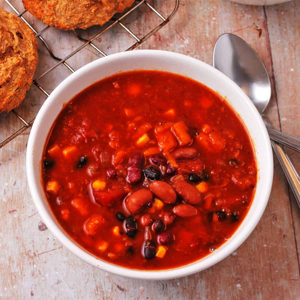 instant-pot-vegan-sweet-potato-3-bean-chili-from-dried-beans