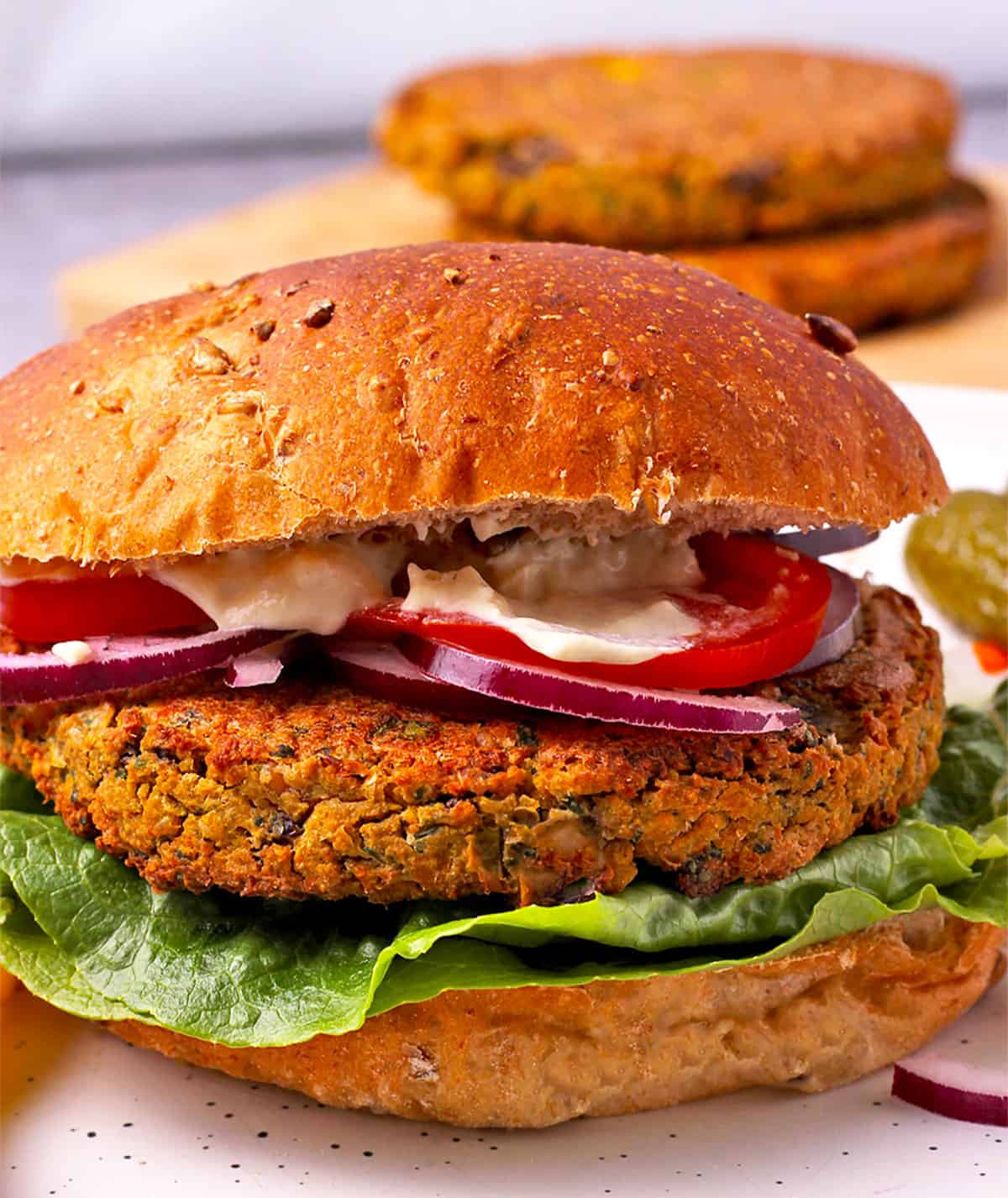 Vegan Chickpea Burgers Recipe Vegan With Gusto Vegan Chickpea Burgers Recipe Vegan With Gusto