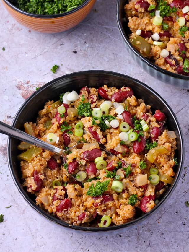 Red Beans and Quinoa Vegan with Gusto