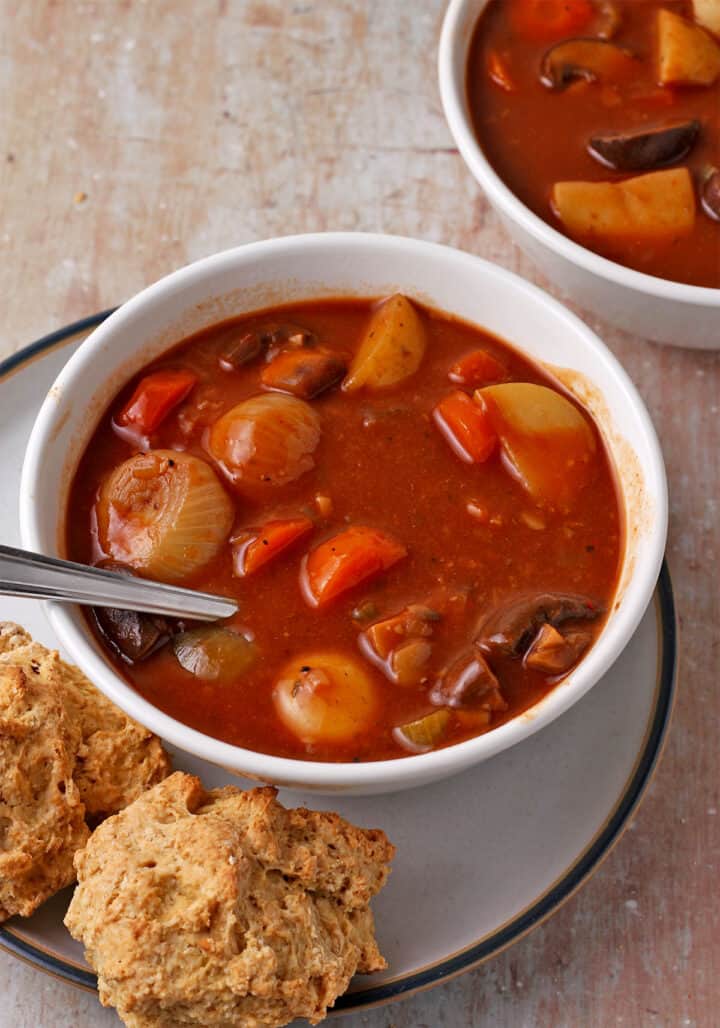 Chunky Vegan Irish Stew with Guinness - Vegan with Gusto