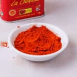 A dish of smoked paprika.